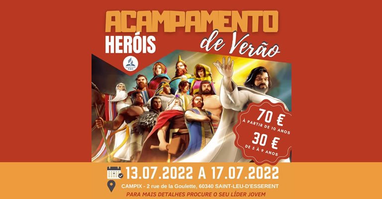 Acampamento de verão em Paris 2022